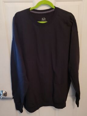 Fruit of the Loom Men's Crewneck Sweatshirt - Black